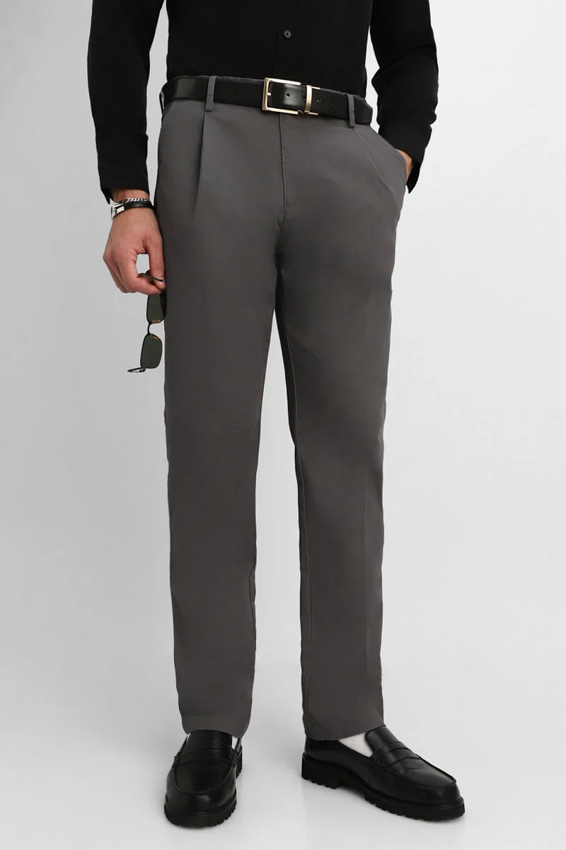 سنيتش Pleated Stretch Chinos